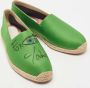 Christian Louboutin Pre-owned Satin flats Green Dames - Thumbnail 4