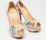 Christian Louboutin Pre-owned Satin heels Beige Dames - Thumbnail 4