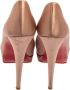 Christian Louboutin Pre-owned Satin heels Beige Dames - Thumbnail 4