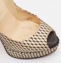 Christian Louboutin Pre-owned Satin heels Beige Dames - Thumbnail 7