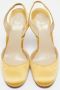 Christian Louboutin Pre-owned Satin heels Yellow Dames - Thumbnail 3