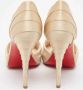 Christian Louboutin Pre-owned Satin heels Yellow Dames - Thumbnail 4