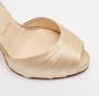 Christian Louboutin Pre-owned Satin heels Yellow Dames - Thumbnail 6