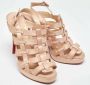 Christian Louboutin Pre-owned Satin sandals Beige Dames - Thumbnail 4
