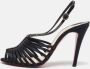 Christian Louboutin Pre-owned Satin sandals Black Dames - Thumbnail 2