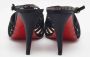 Christian Louboutin Pre-owned Satin sandals Black Dames - Thumbnail 5