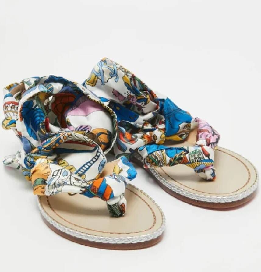 Christian Louboutin Pre-owned Satin sandals Multicolor Dames