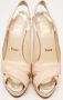 Christian Louboutin Pre-owned Satin sandals Pink Dames - Thumbnail 3