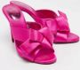 Christian Louboutin Pre-owned Satin sandals Pink Dames - Thumbnail 4