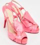 Christian Louboutin Pre-owned Satin sandals Pink Dames - Thumbnail 4