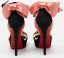 Christian Louboutin Pre-owned Satin sandals Pink Dames - Thumbnail 3