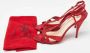 Christian Louboutin Pre-owned Satin sandals Red Dames - Thumbnail 9