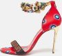 Christian Louboutin Pre-owned Satin sandals Red Dames - Thumbnail 2