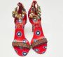 Christian Louboutin Pre-owned Satin sandals Red Dames - Thumbnail 3