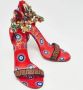 Christian Louboutin Pre-owned Satin sandals Red Dames - Thumbnail 4