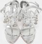 Christian Louboutin Pre-owned Silver sandals Gray Dames - Thumbnail 2