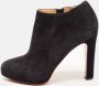 Christian Louboutin Pre-owned Suede boots Black Dames - Thumbnail 2