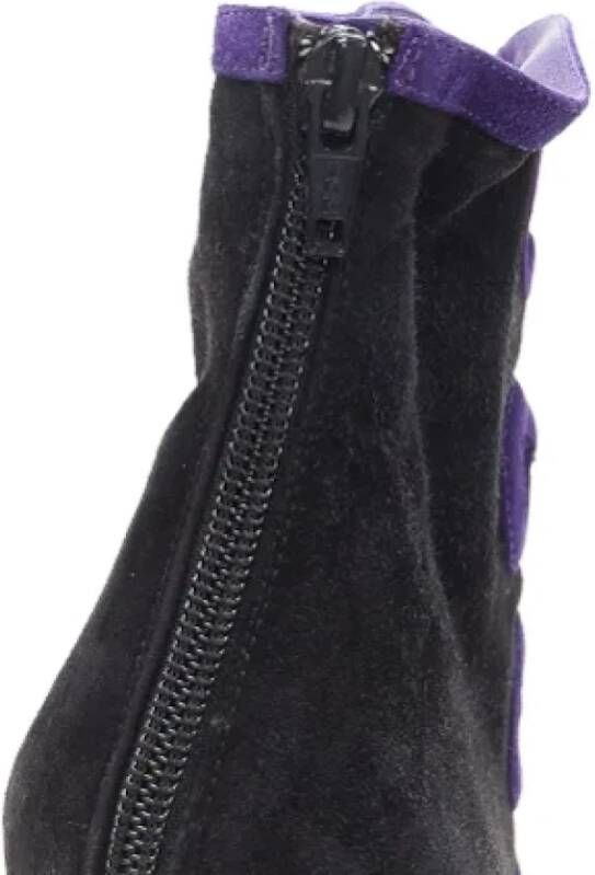 Christian Louboutin Pre-owned Suede boots Black Dames