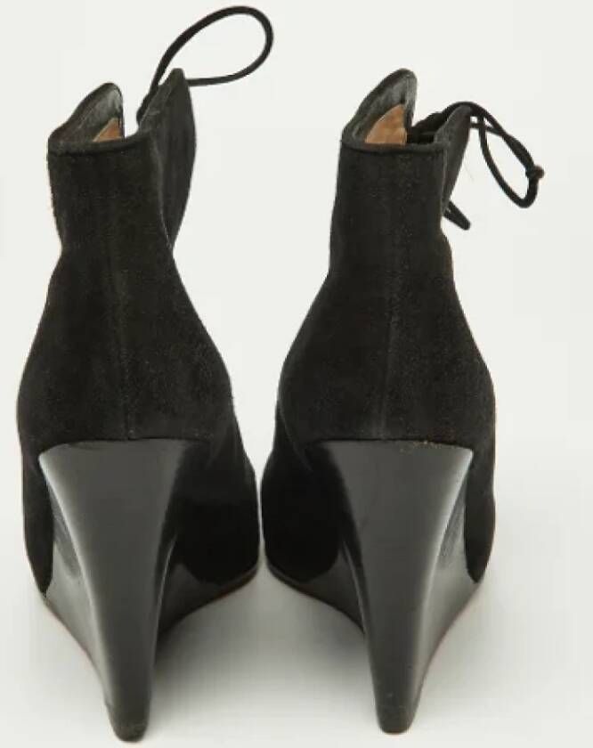 Christian Louboutin Pre-owned Suede boots Black Dames