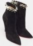 Christian Louboutin Pre-owned Suede boots Black Dames - Thumbnail 4