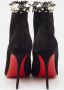 Christian Louboutin Pre-owned Suede boots Black Dames - Thumbnail 5