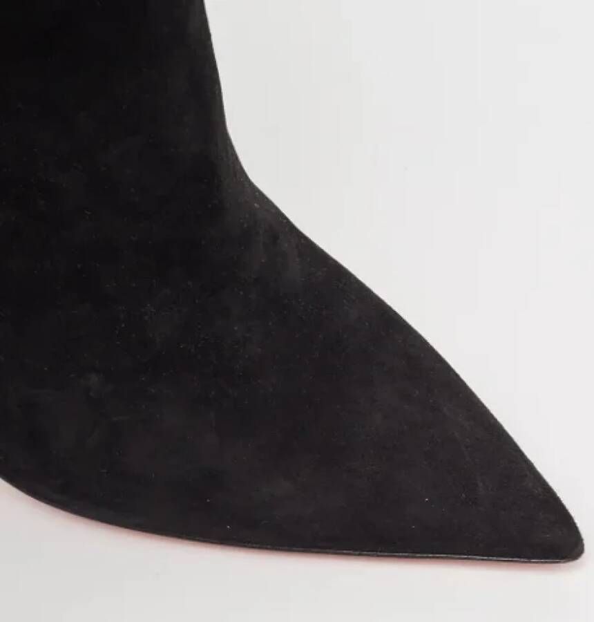 Christian Louboutin Pre-owned Suede boots Black Dames