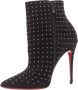 Christian Louboutin Pre-owned Suede boots Black Dames - Thumbnail 4