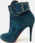 Christian Louboutin Pre-owned Suede boots Blue Dames - Thumbnail 2