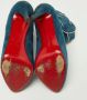 Christian Louboutin Pre-owned Suede boots Blue Dames - Thumbnail 6