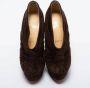 Christian Louboutin Pre-owned Suede boots Brown Dames - Thumbnail 3