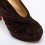 Christian Louboutin Pre-owned Suede boots Brown Dames - Thumbnail 7