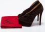 Christian Louboutin Pre-owned Suede boots Brown Dames - Thumbnail 9