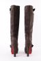 Christian Louboutin Pre-owned Suede boots Brown Dames - Thumbnail 2