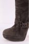 Christian Louboutin Pre-owned Suede boots Brown Dames - Thumbnail 4