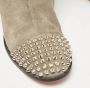 Christian Louboutin Pre-owned Suede boots Gray Dames - Thumbnail 6