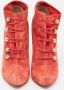 Christian Louboutin Pre-owned Suede boots Red Dames - Thumbnail 3