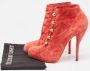 Christian Louboutin Pre-owned Suede boots Red Dames - Thumbnail 9