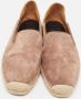 Christian Louboutin Pre-owned Suede flats Beige Dames - Thumbnail 2