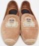 Christian Louboutin Pre-owned Suede flats Beige Dames - Thumbnail 2