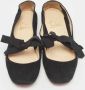 Christian Louboutin Pre-owned Suede flats Black Dames - Thumbnail 2