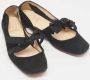 Christian Louboutin Pre-owned Suede flats Black Dames - Thumbnail 3