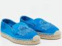 Christian Louboutin Pre-owned Suede flats Blue Dames - Thumbnail 1