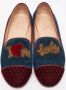 Christian Louboutin Pre-owned Suede flats Red Dames - Thumbnail 3
