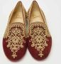 Christian Louboutin Pre-owned Suede flats Red Dames - Thumbnail 3