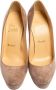 Christian Louboutin Pre-owned Suede heels Beige Dames - Thumbnail 2