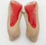 Christian Louboutin Pre-owned Suede heels Beige Dames - Thumbnail 6