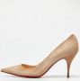 Christian Louboutin Pre-owned Suede heels Beige Dames - Thumbnail 2