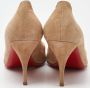 Christian Louboutin Pre-owned Suede heels Beige Dames - Thumbnail 5