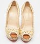 Christian Louboutin Pre-owned Suede heels Beige Dames - Thumbnail 3