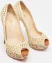 Christian Louboutin Pre-owned Suede heels Beige Dames - Thumbnail 4